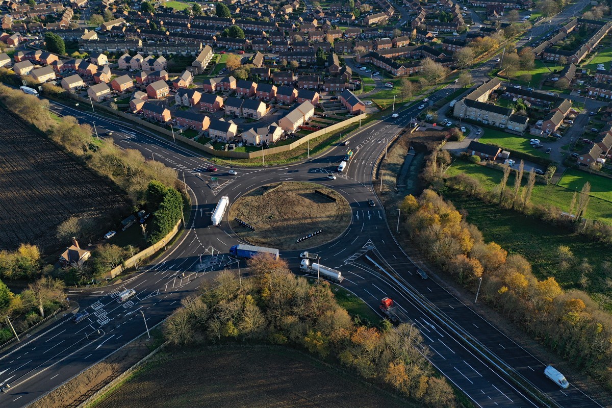 Riseholme Roundabout Lincoln